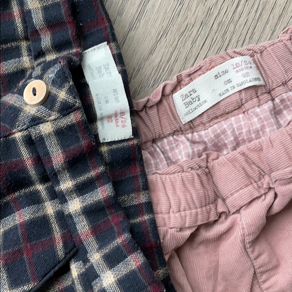 Two pairs of toddler girl Zara pants - Picture 3 of 4
